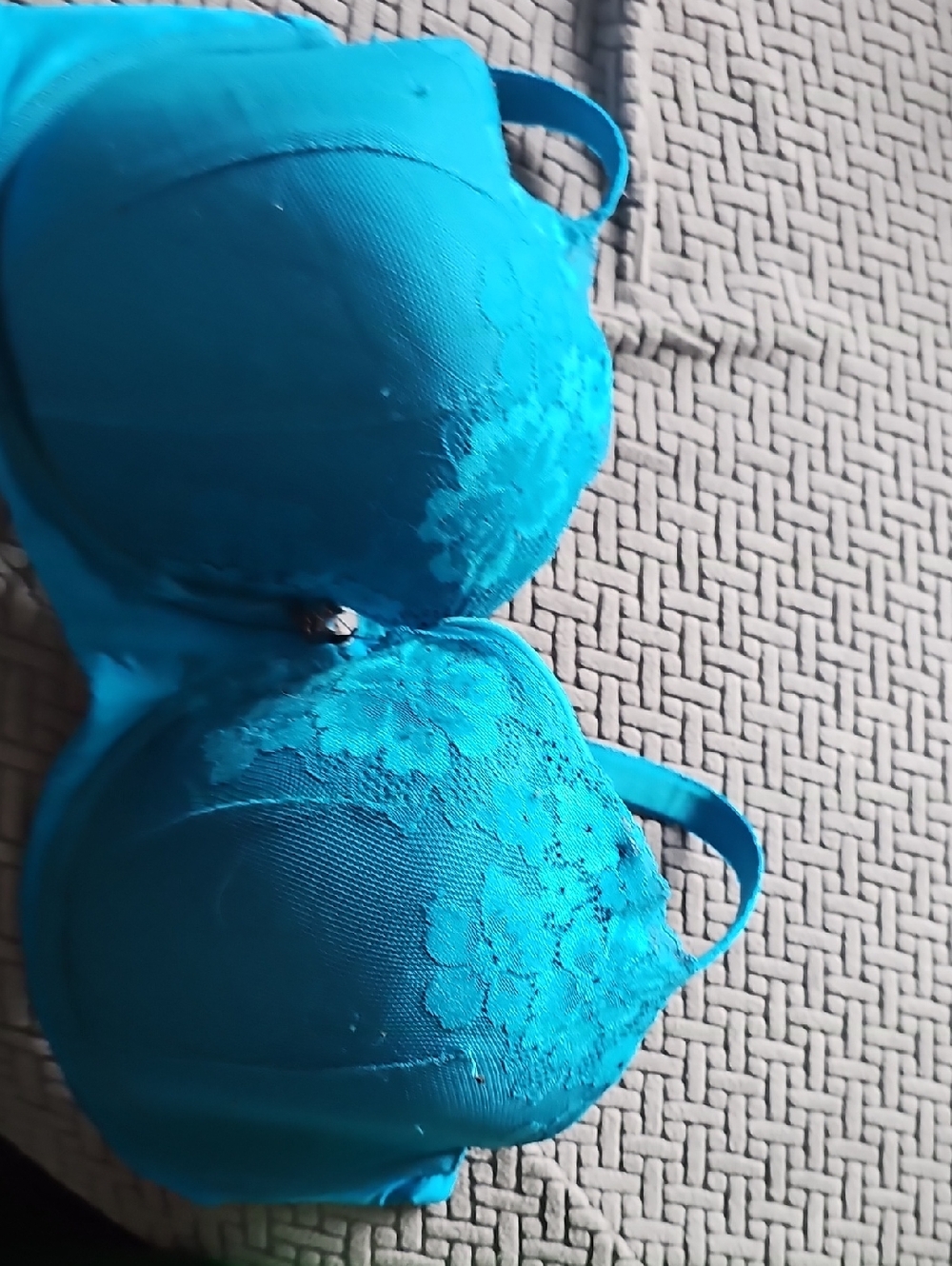 Victoria's Secret Turquoise Lace Padded Bra